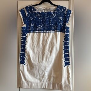 Madewell Embroidered Mexican Spanish Dress